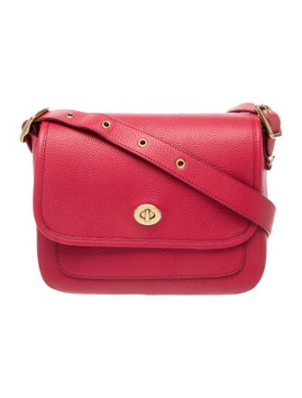 Coach Leather Messenger Bag