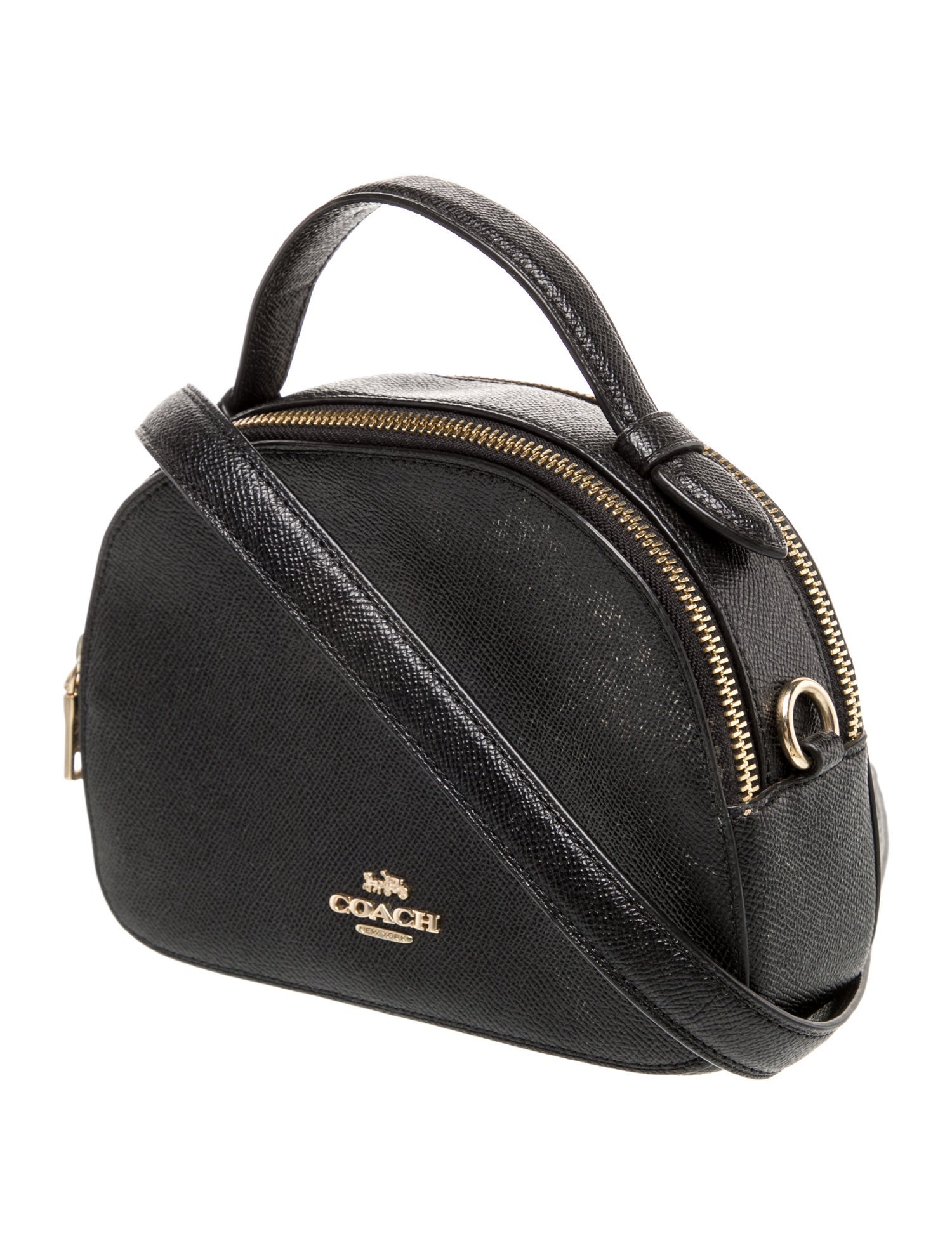 Coach Leather Top Handle Bag