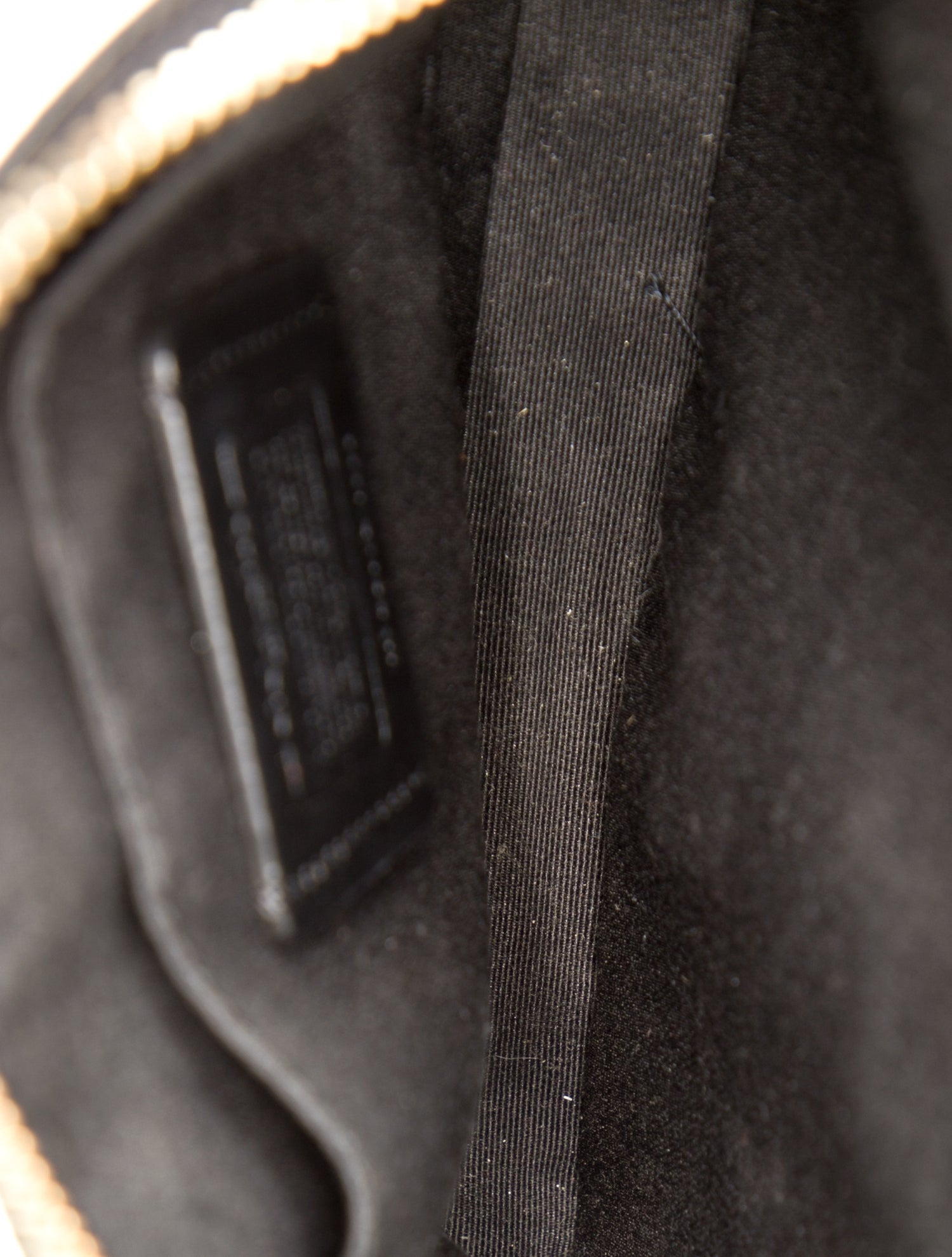 Coach Leather Top Handle Bag