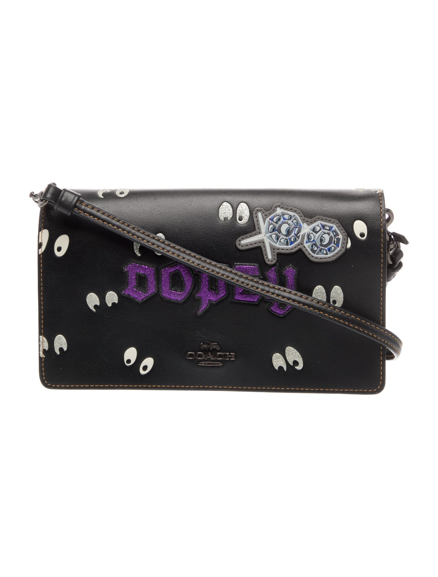 Disney x Coach Leather Crossbody Bag