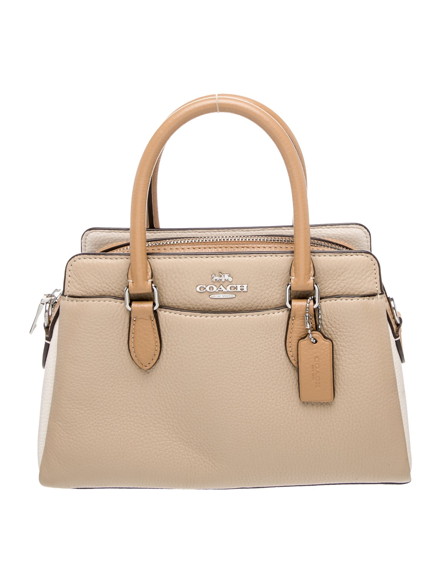 Coach Leather Top Handle Bag