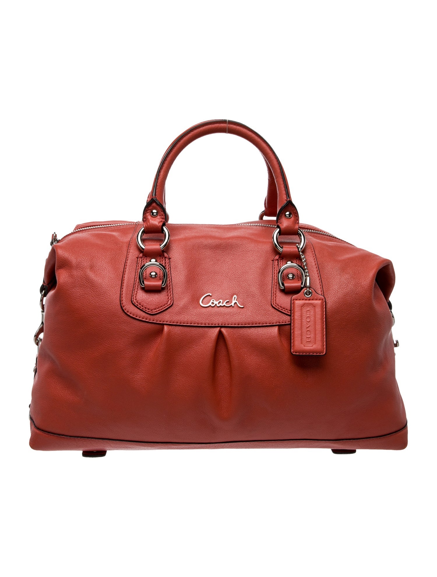 Coach Leather Top Handle Bag