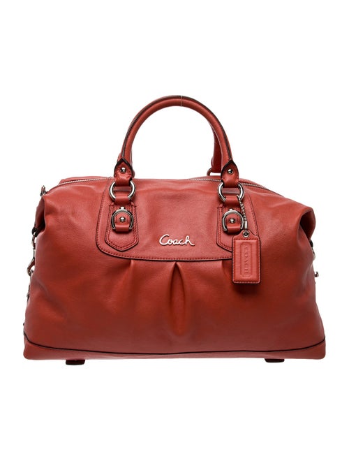 Coach Leather Top Handle Bag