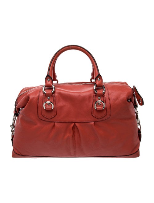 Coach Leather Top Handle Bag