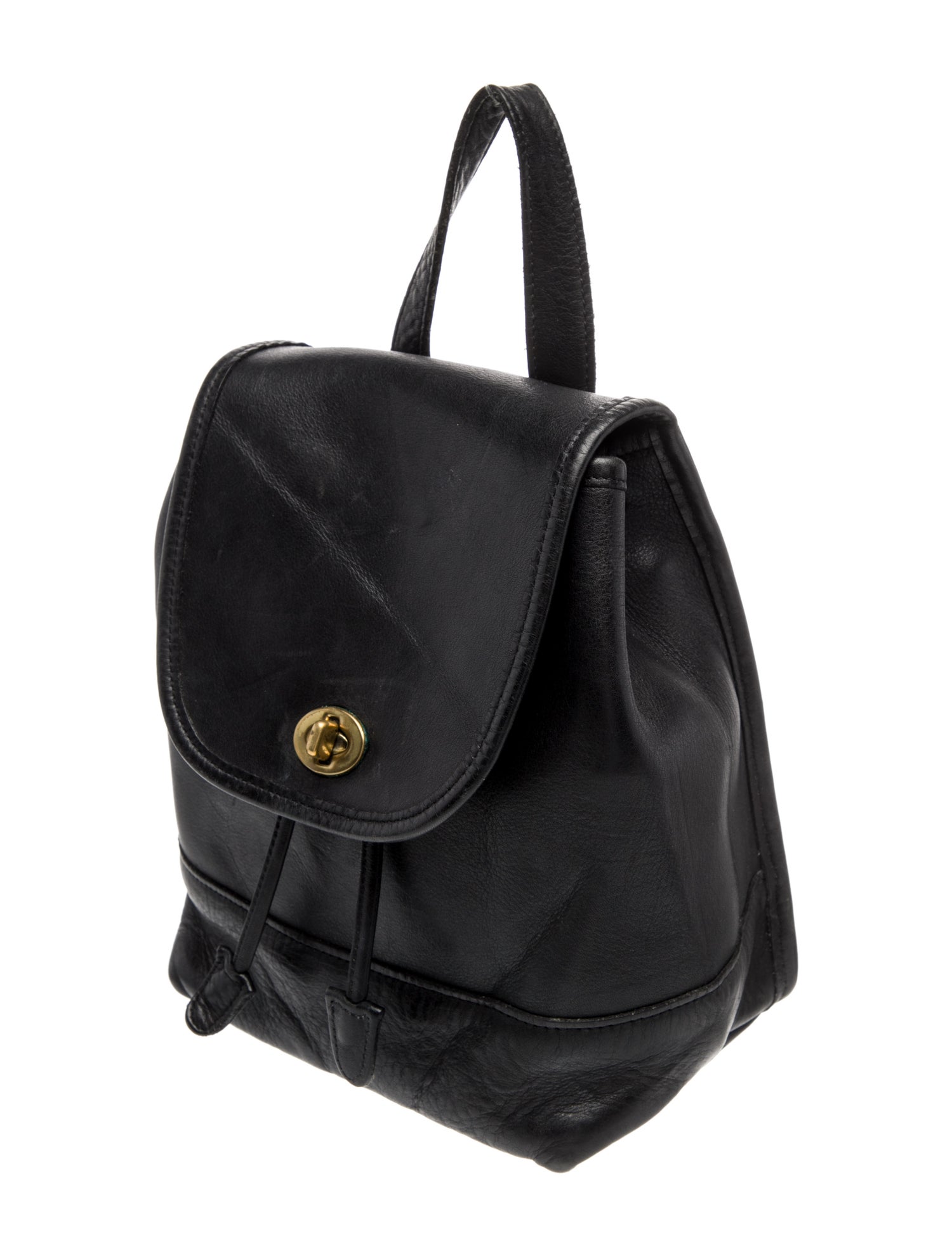 Coach Leather Backpack
