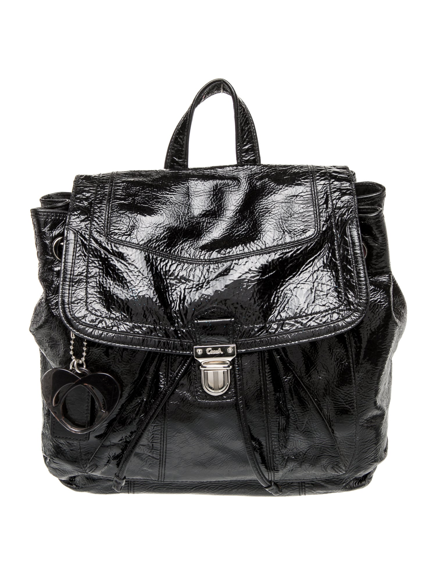 Coach Patent Leather Backpack