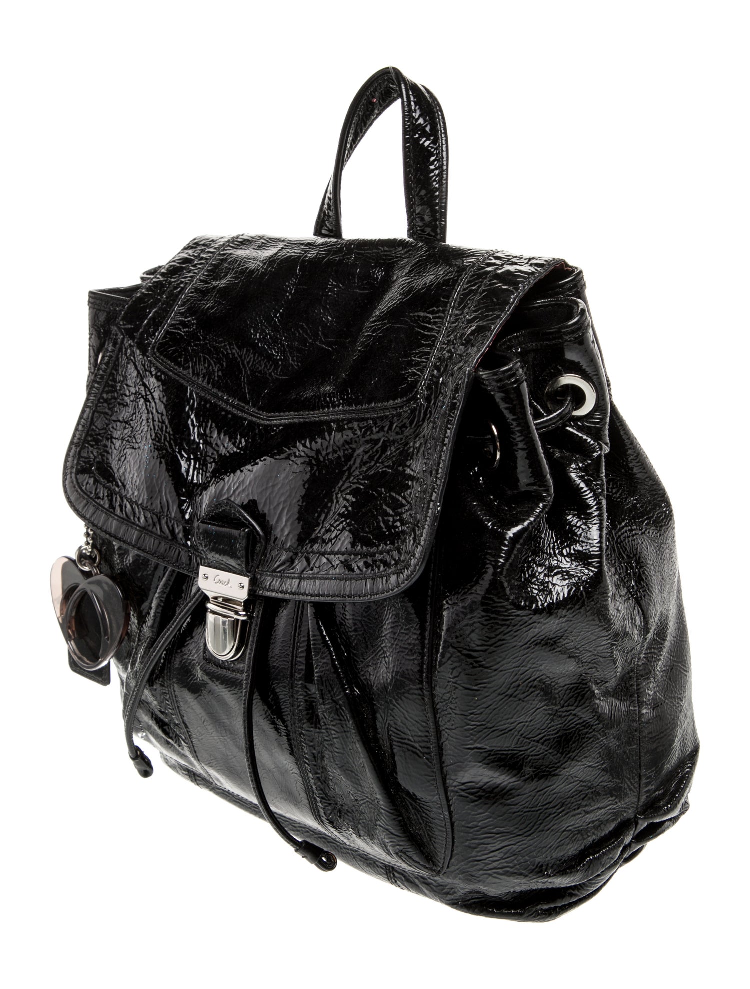 Coach Patent Leather Backpack