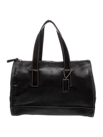 Coach Leather Top Handle Bag