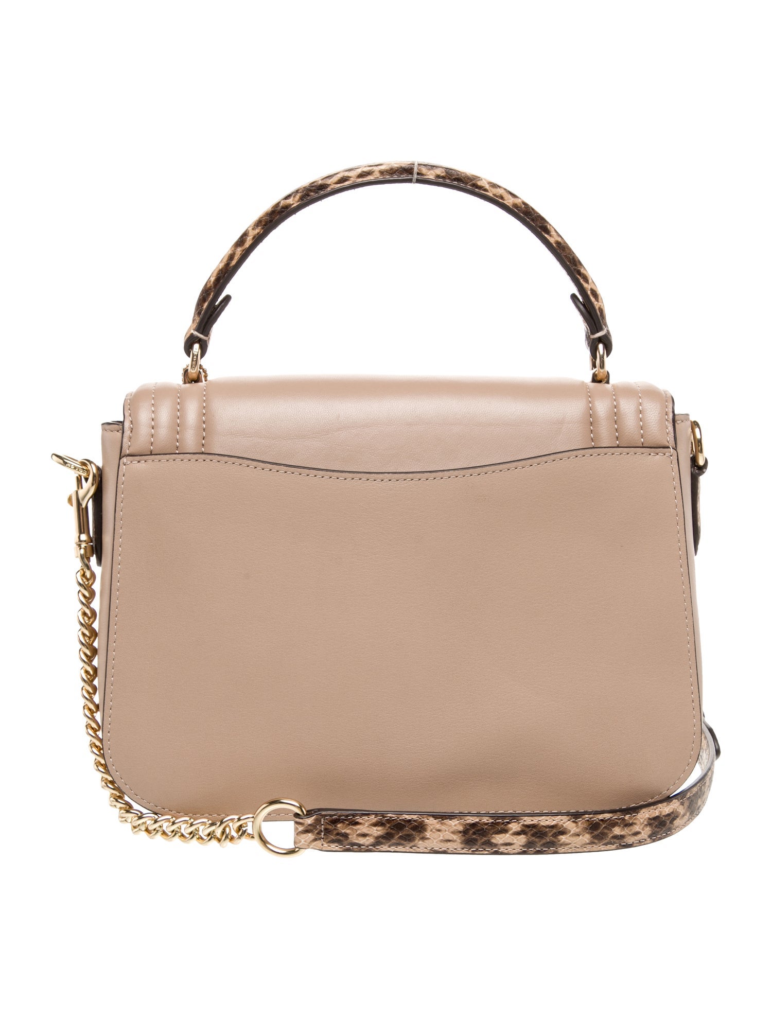 Coach Leather Top Handle Bag