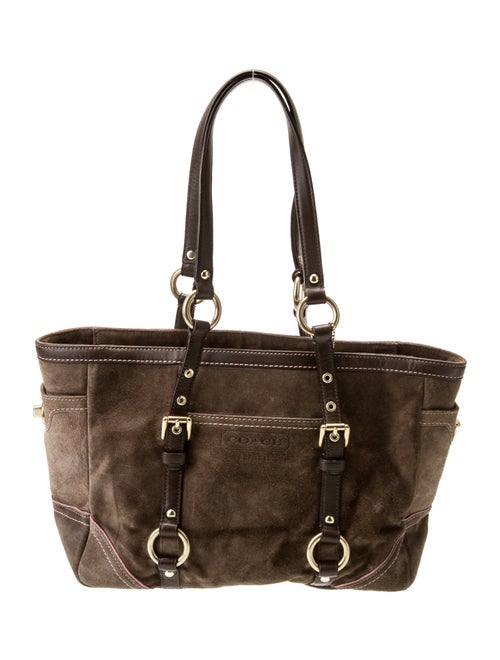 Coach Suede Shoulder Bag