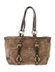 Coach Suede Shoulder Bag