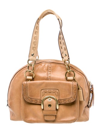 Coach Leather Top Handle Bag