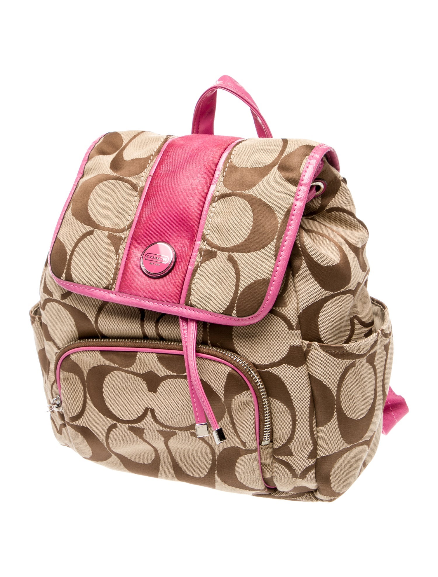 Coach Canvas Backpack