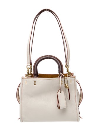 Coach Leather Top Handle Bag