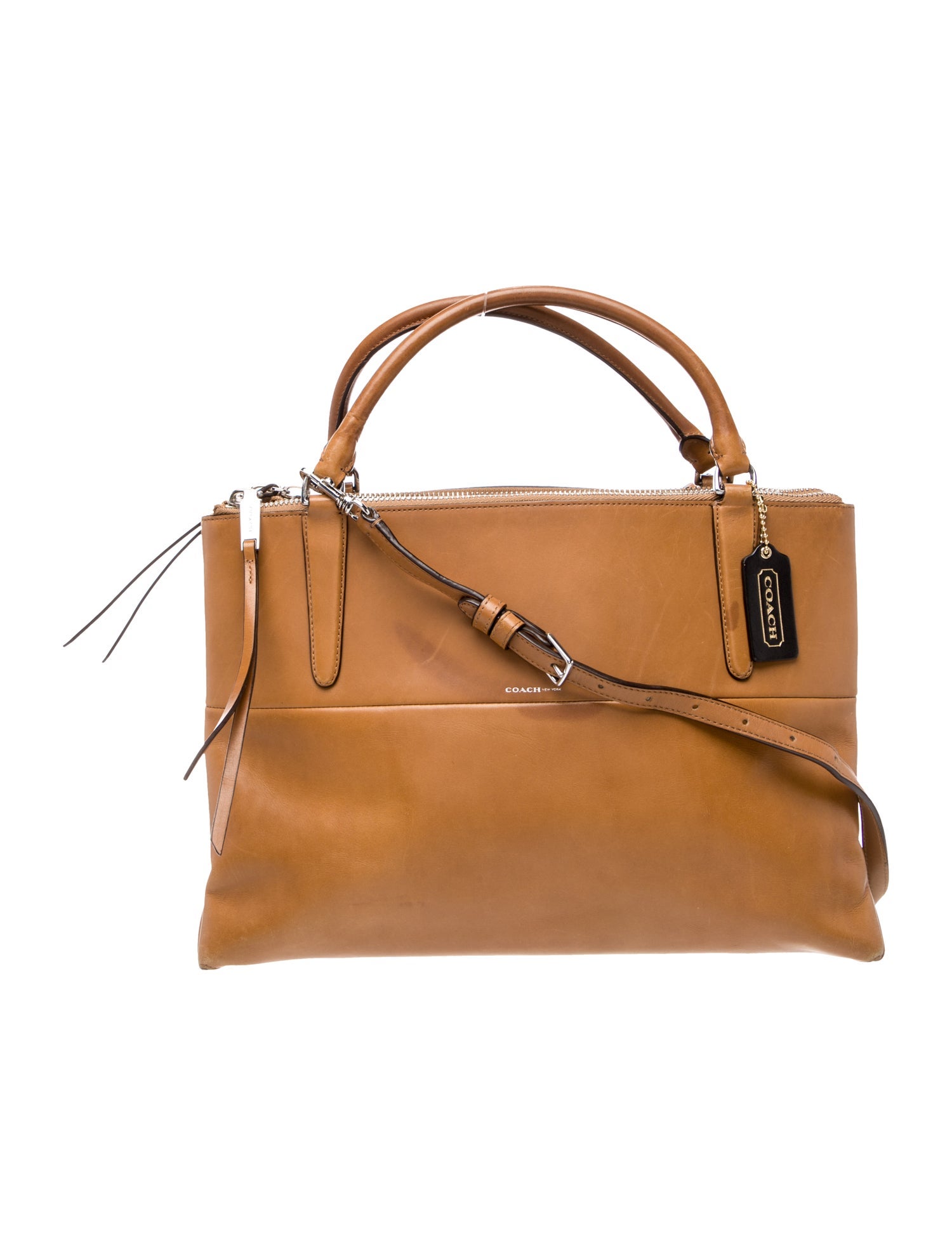 Coach Leather Top Handle Bag