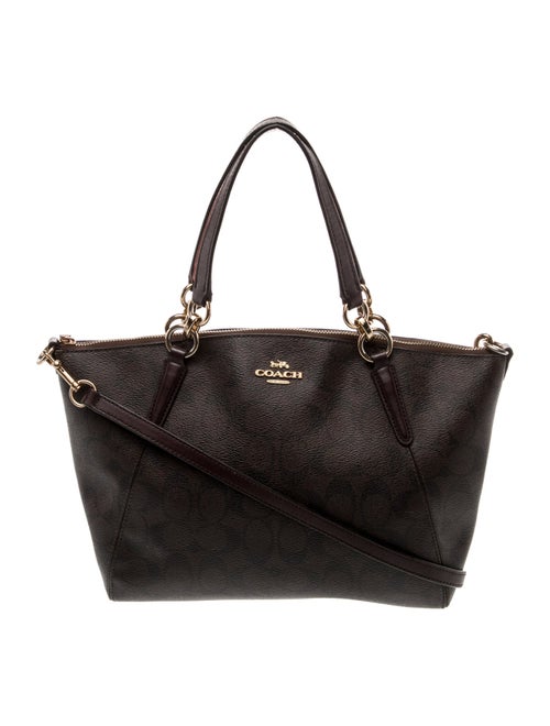 Coach Leather Top Handle Bag