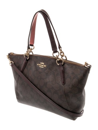 Coach Leather Top Handle Bag