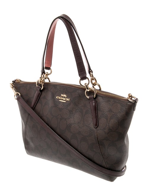 Coach Leather Top Handle Bag