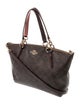 Coach Leather Top Handle Bag