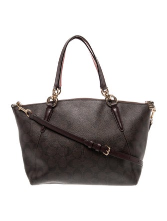 Coach Leather Top Handle Bag