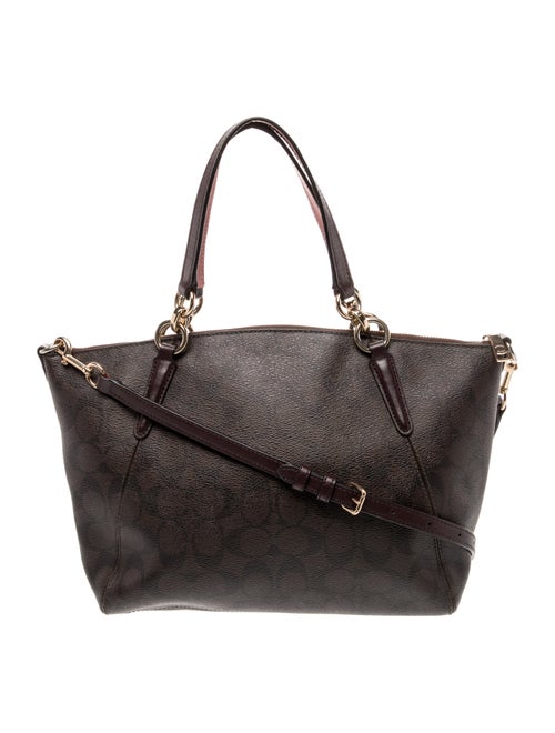 Coach Leather Top Handle Bag