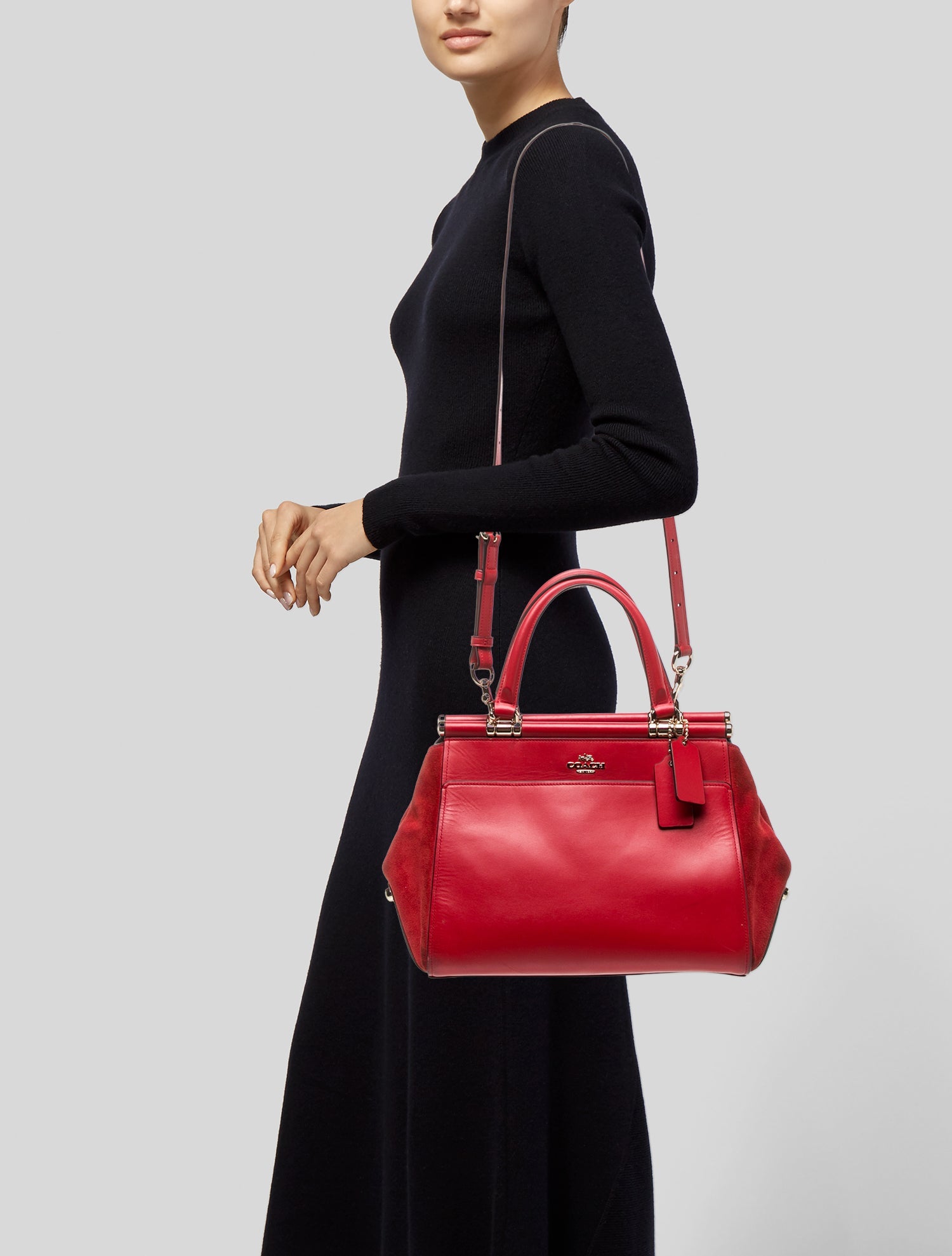 Coach Leather Shoulder Bag