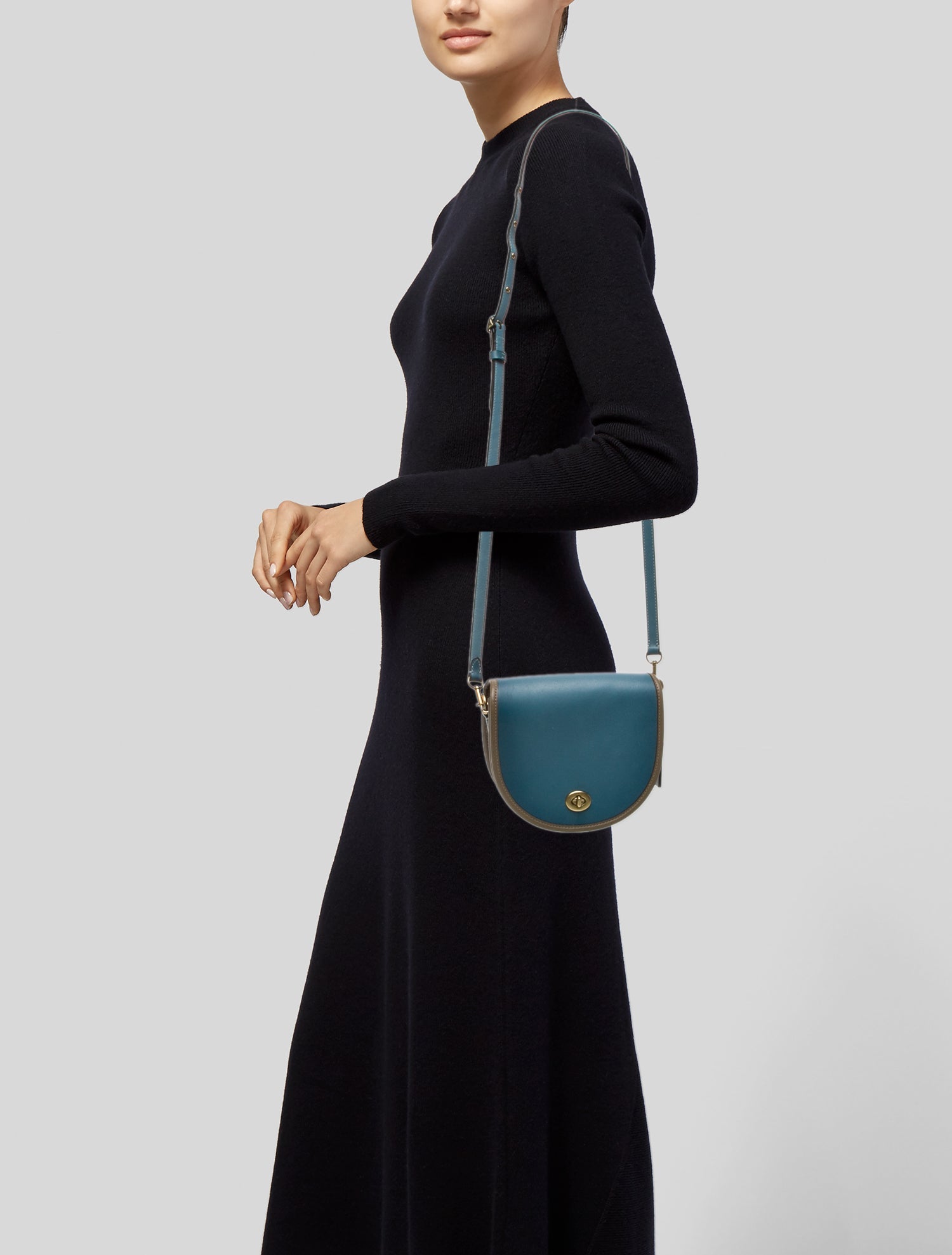 Coach Leather Shoulder Bag