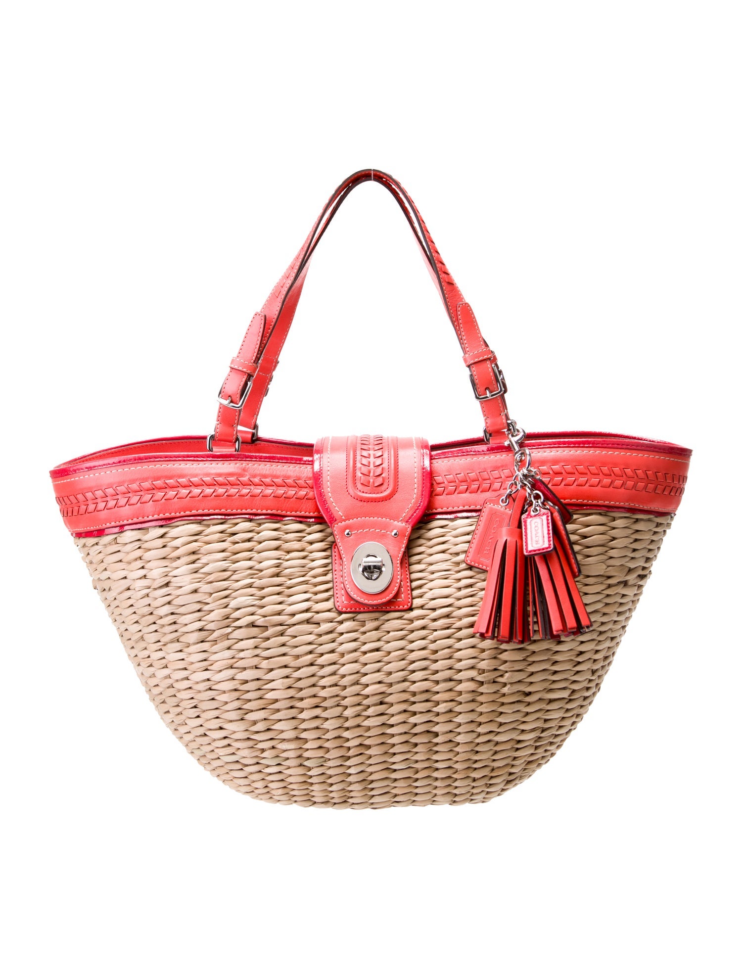 Coach Wicker Shoulder Bag