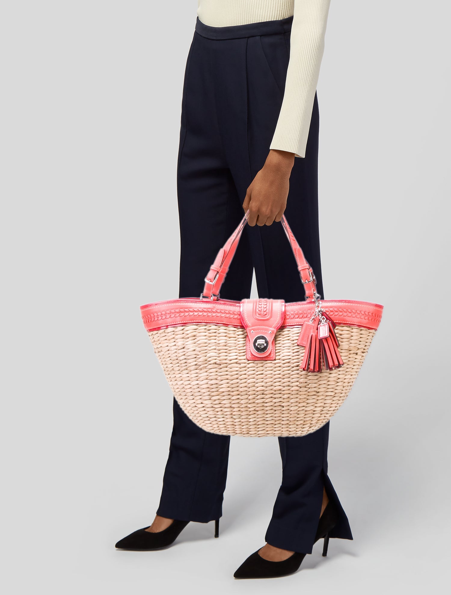 Coach Wicker Shoulder Bag