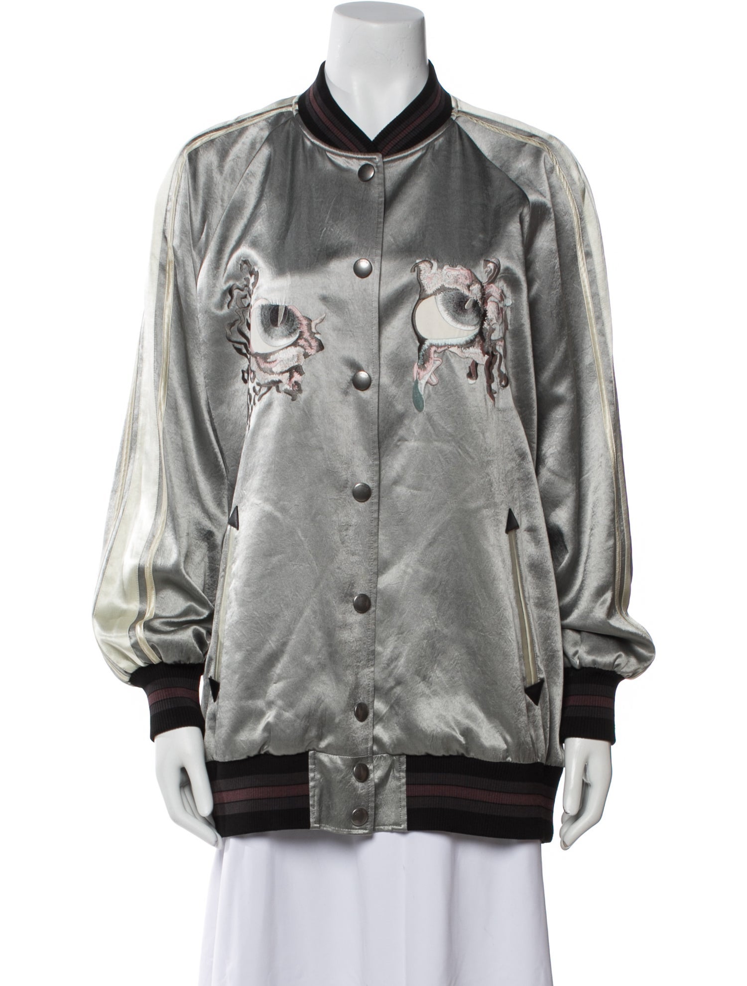 Coach Graphic Print Bomber Jacket