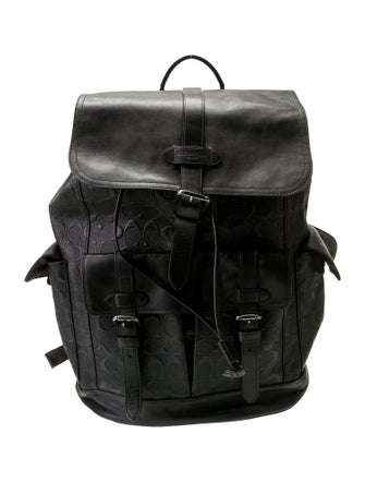 Coach Leather Backpack