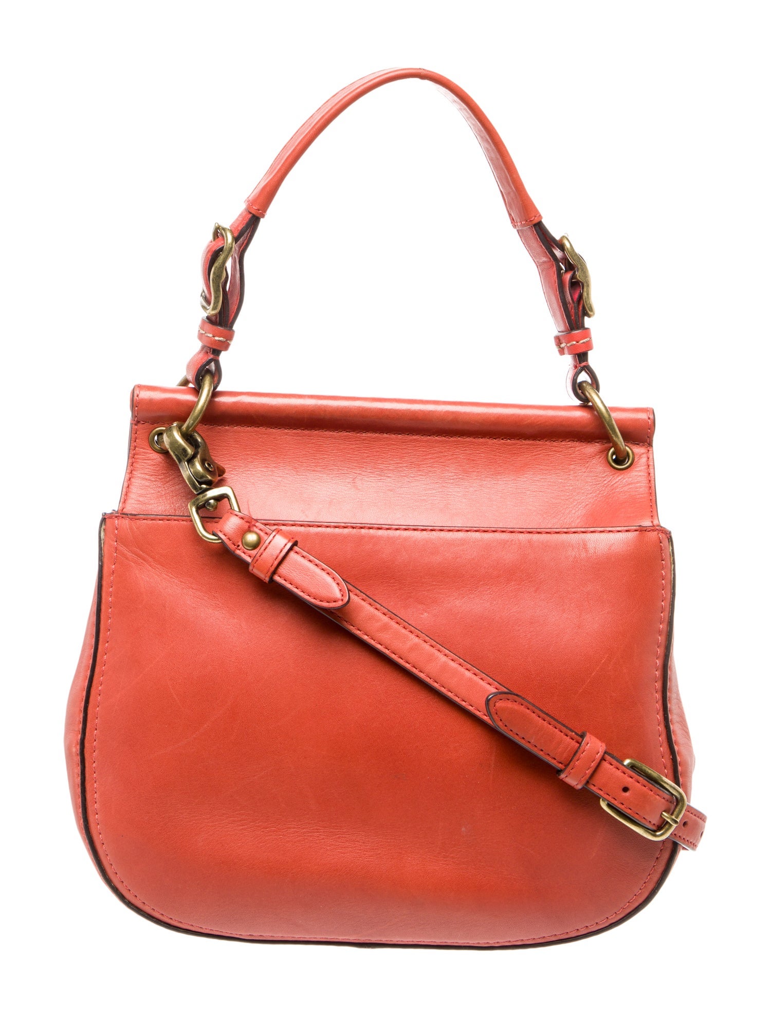 Coach Leather Top Handle Bag