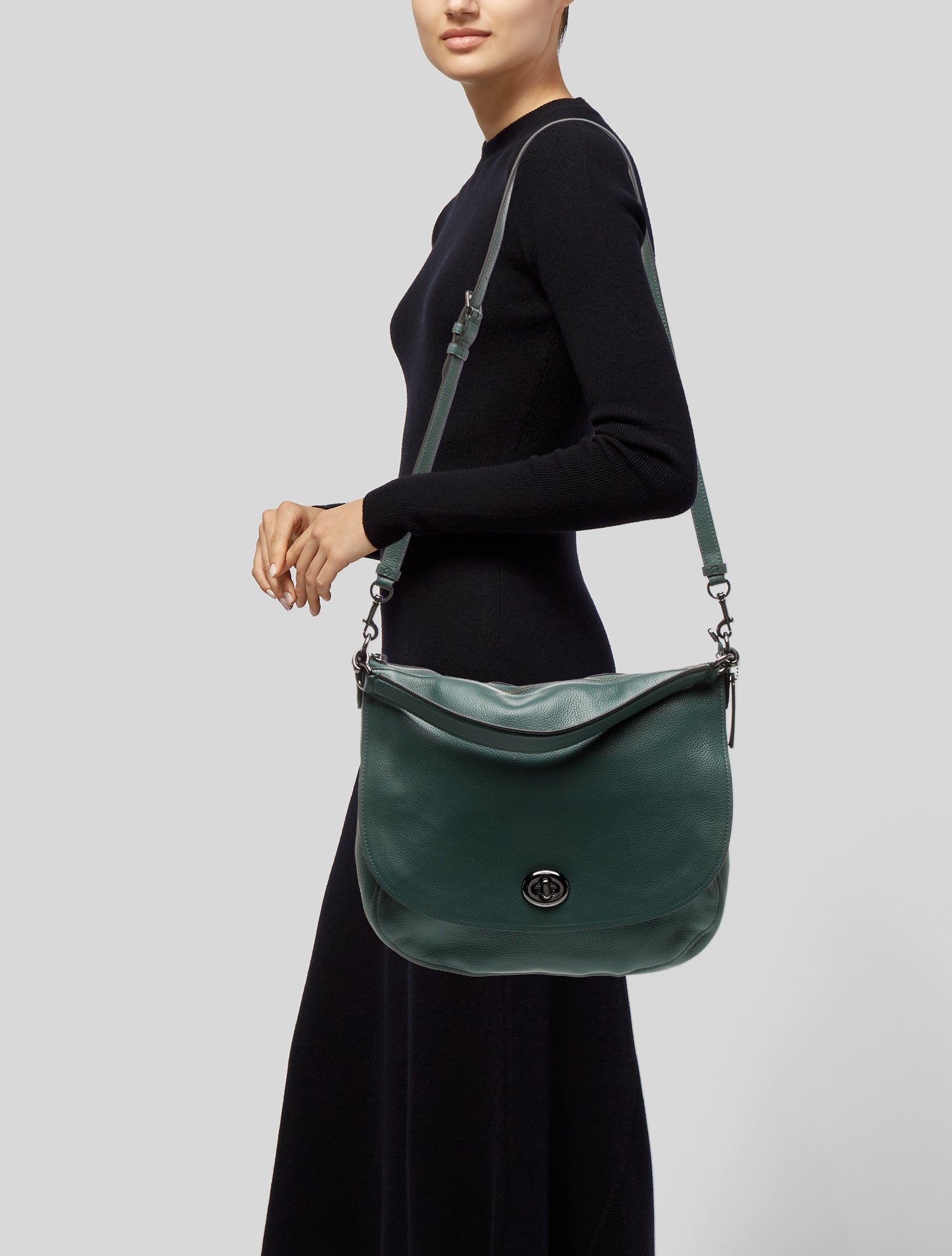 Coach Leather Shoulder Bag