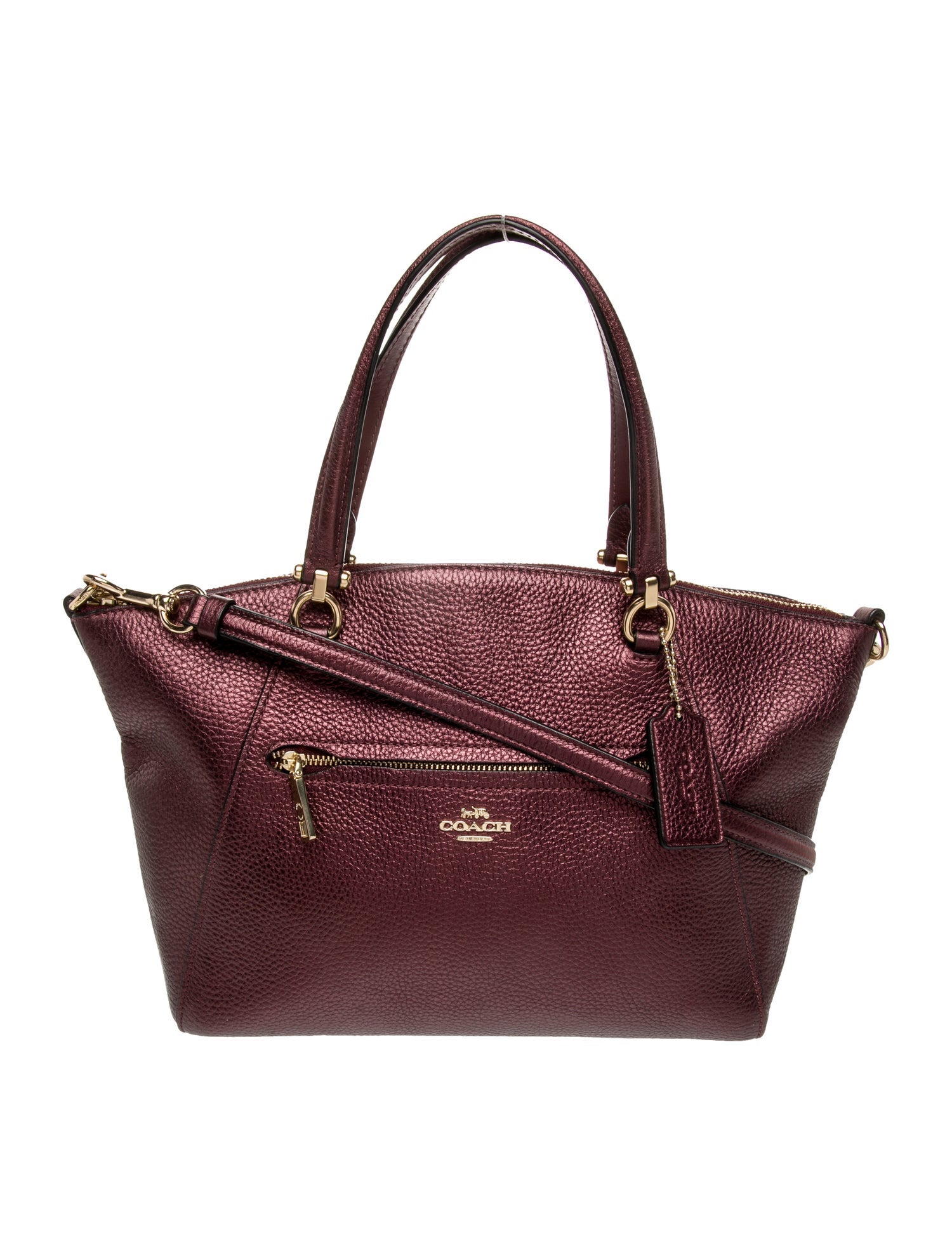 Coach Leather Top Handle Bag