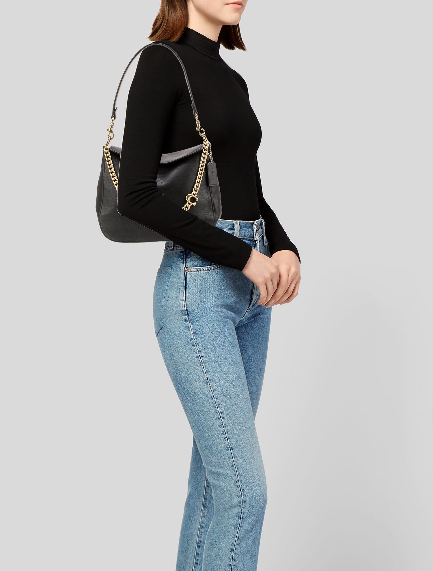 Coach Leather Shoulder Bag