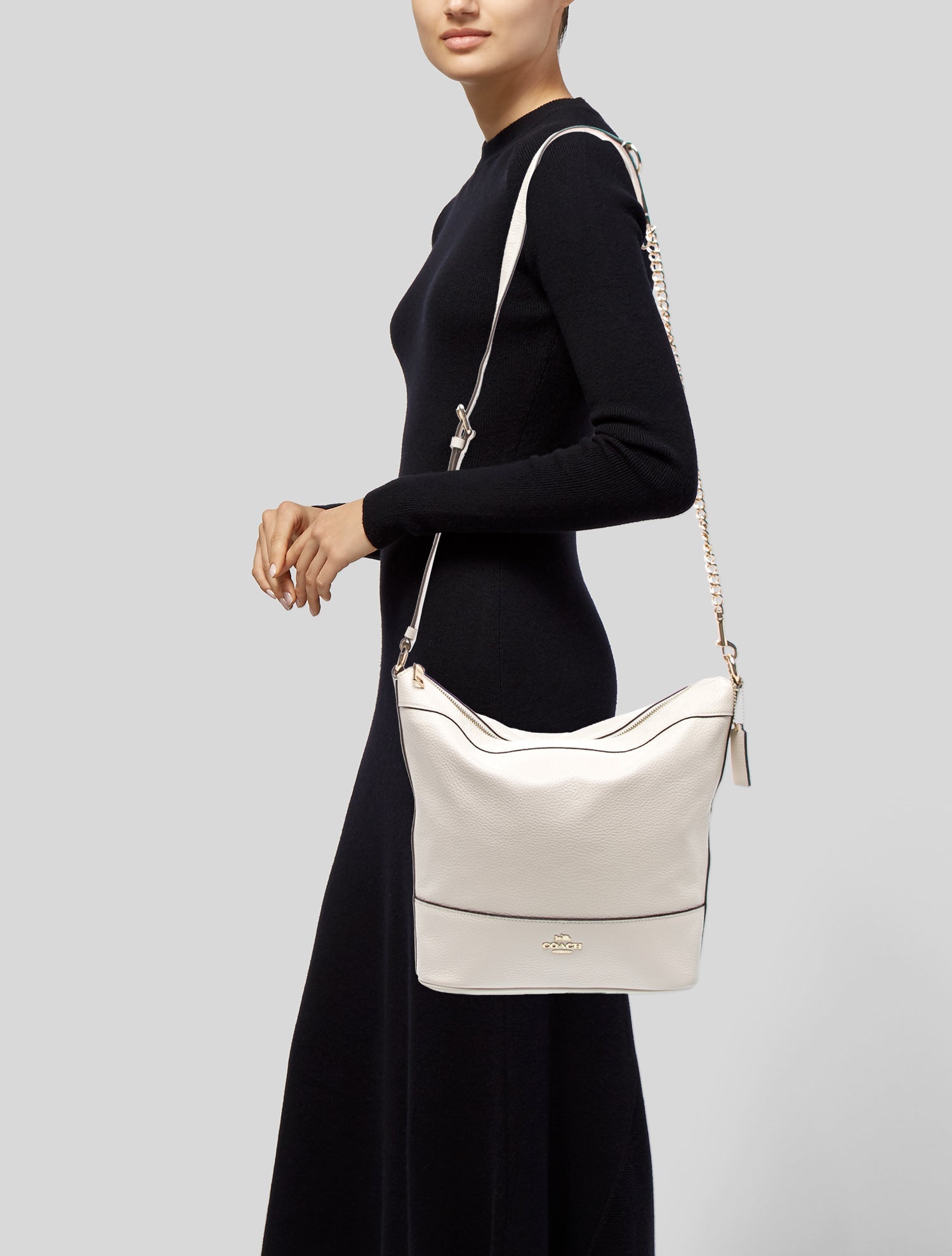 Coach Leather Messenger Bag