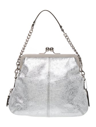 Coach Leather Top Handle Bag