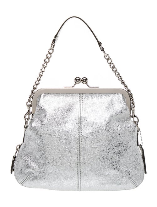 Coach Leather Top Handle Bag