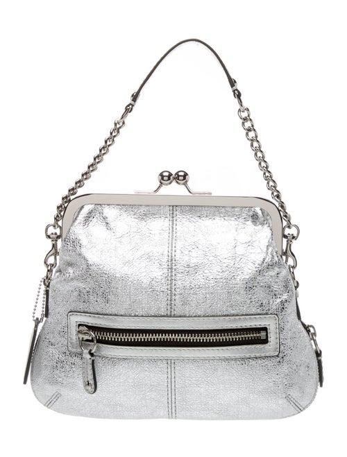 Coach Leather Top Handle Bag