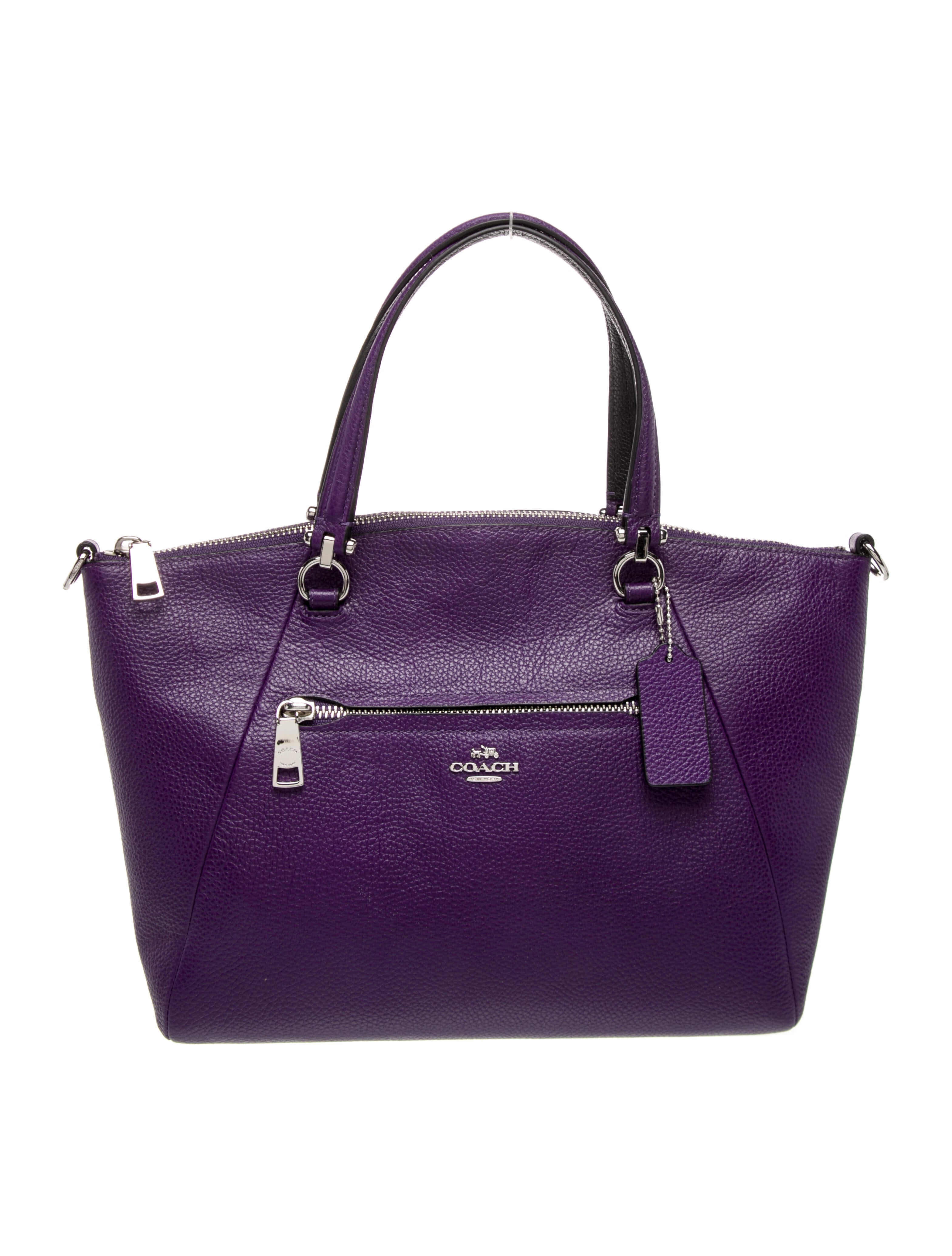 Coach Leather Top Handle Bag