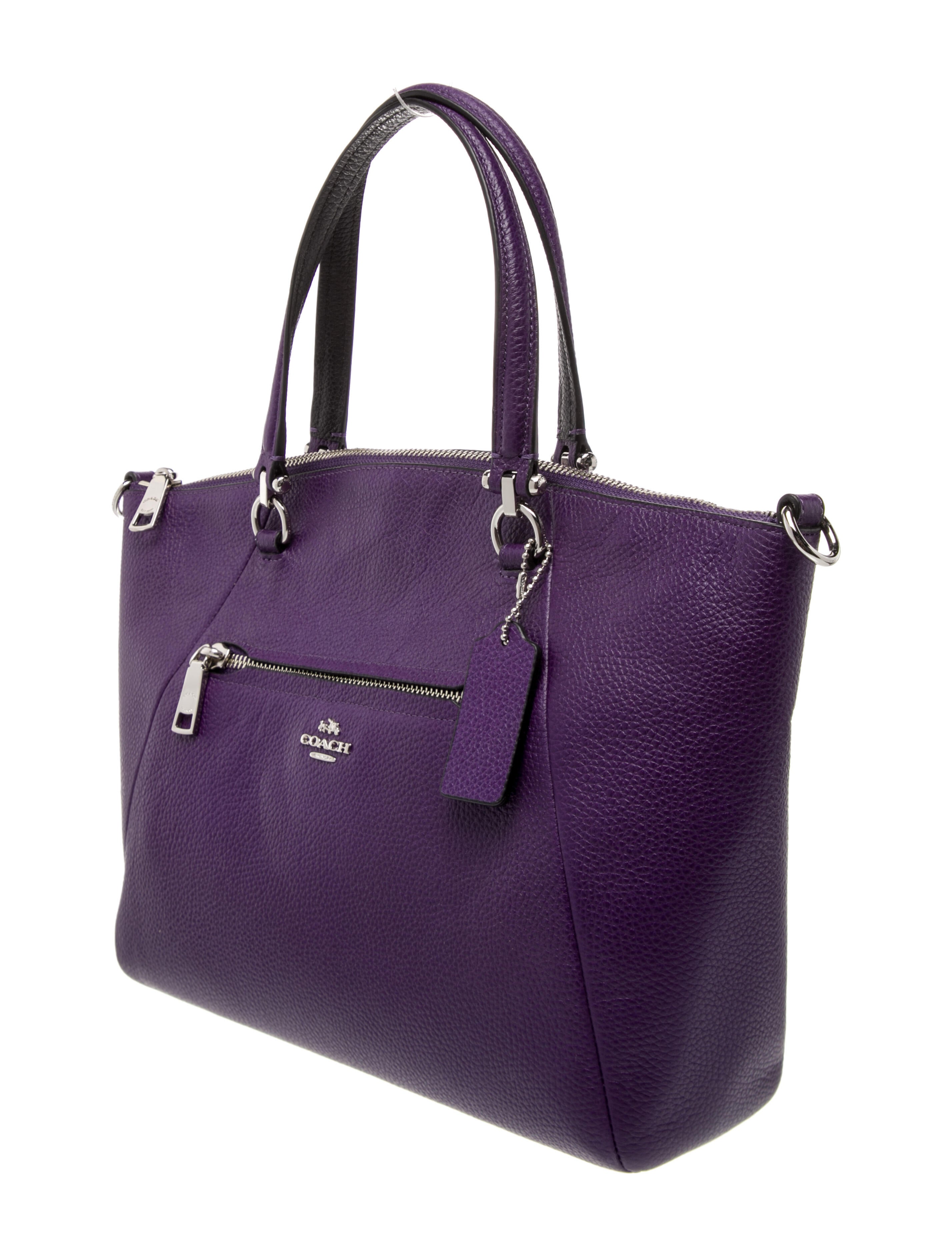 Coach Leather Top Handle Bag