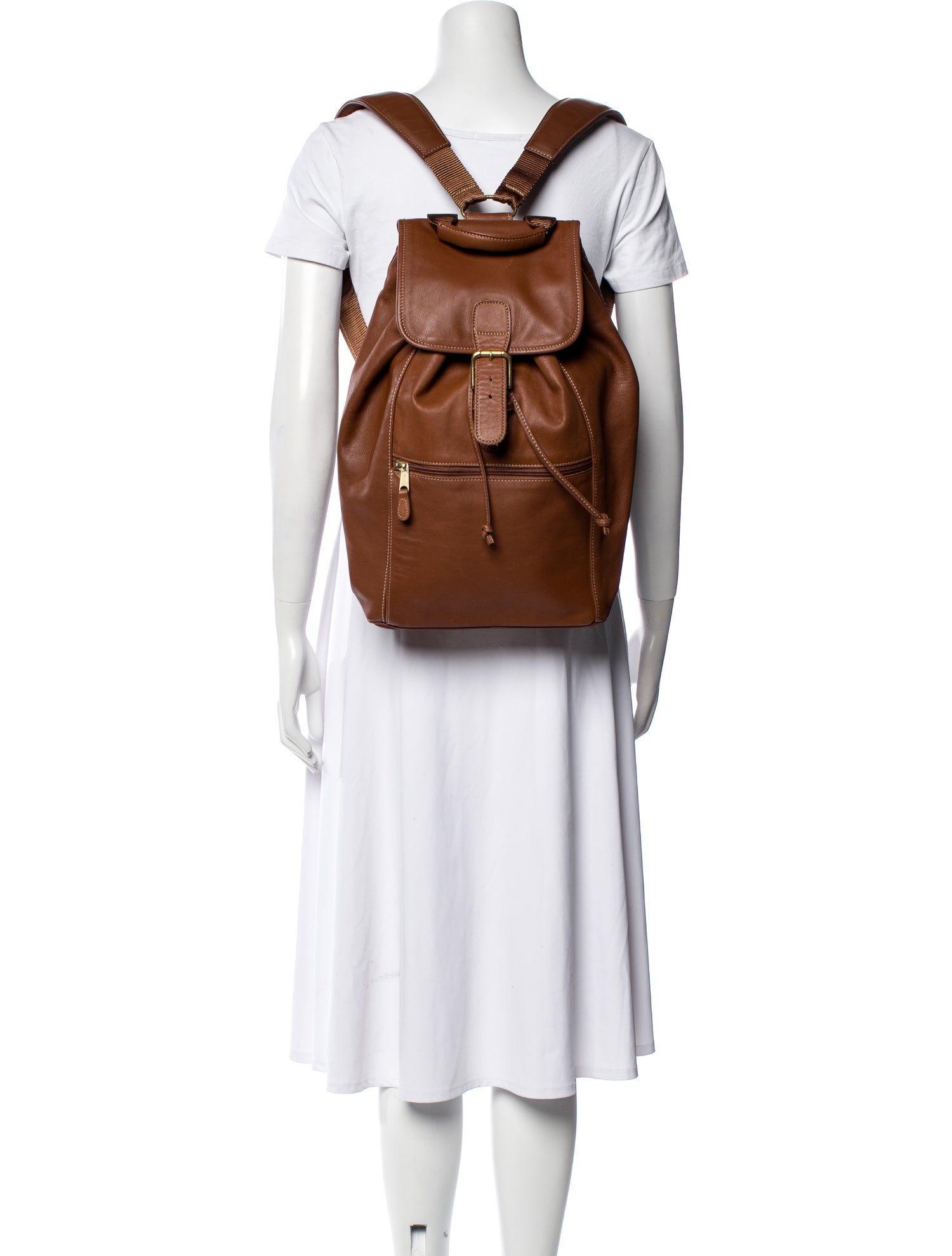 Coach Leather Backpack