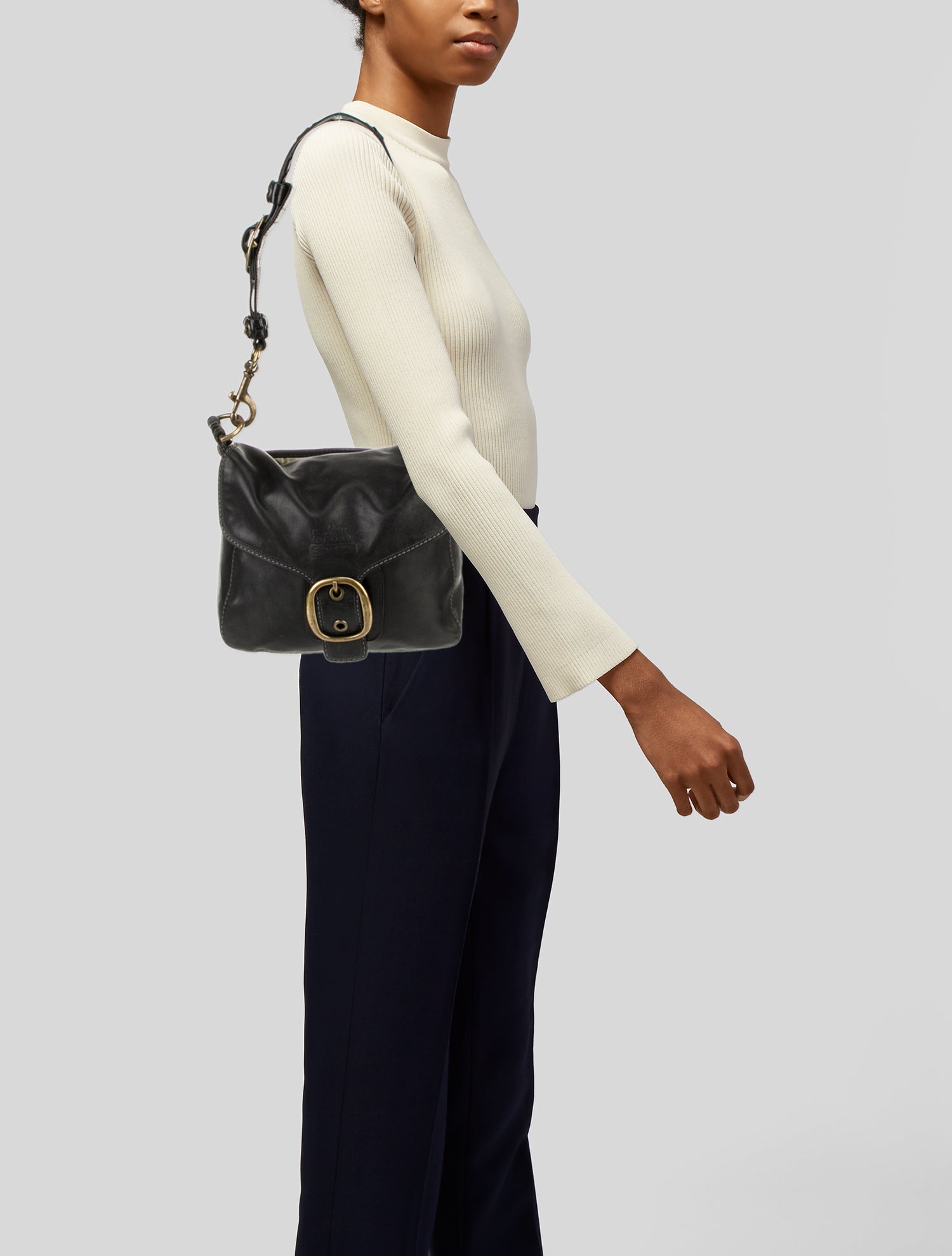 Coach Leather Shoulder Bag