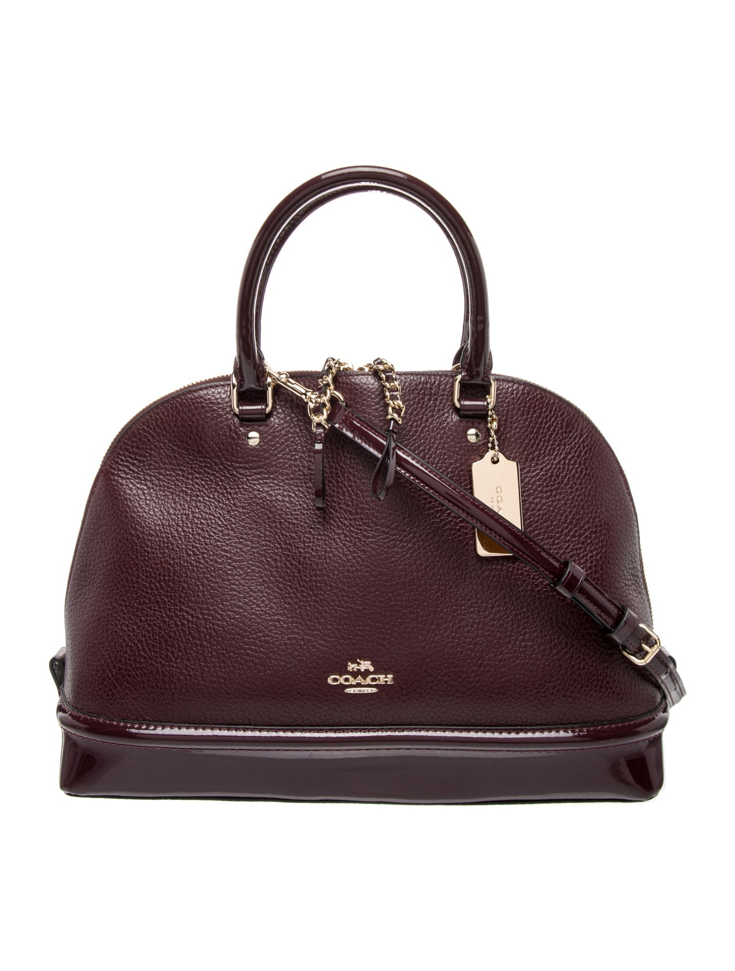 Coach Leather Top Handle Bag