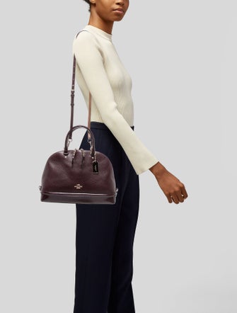 Coach Leather Top Handle Bag