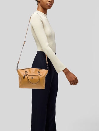 Coach Leather Top Handle Bag