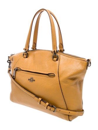 Coach Leather Top Handle Bag