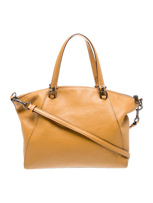 Coach Leather Top Handle Bag