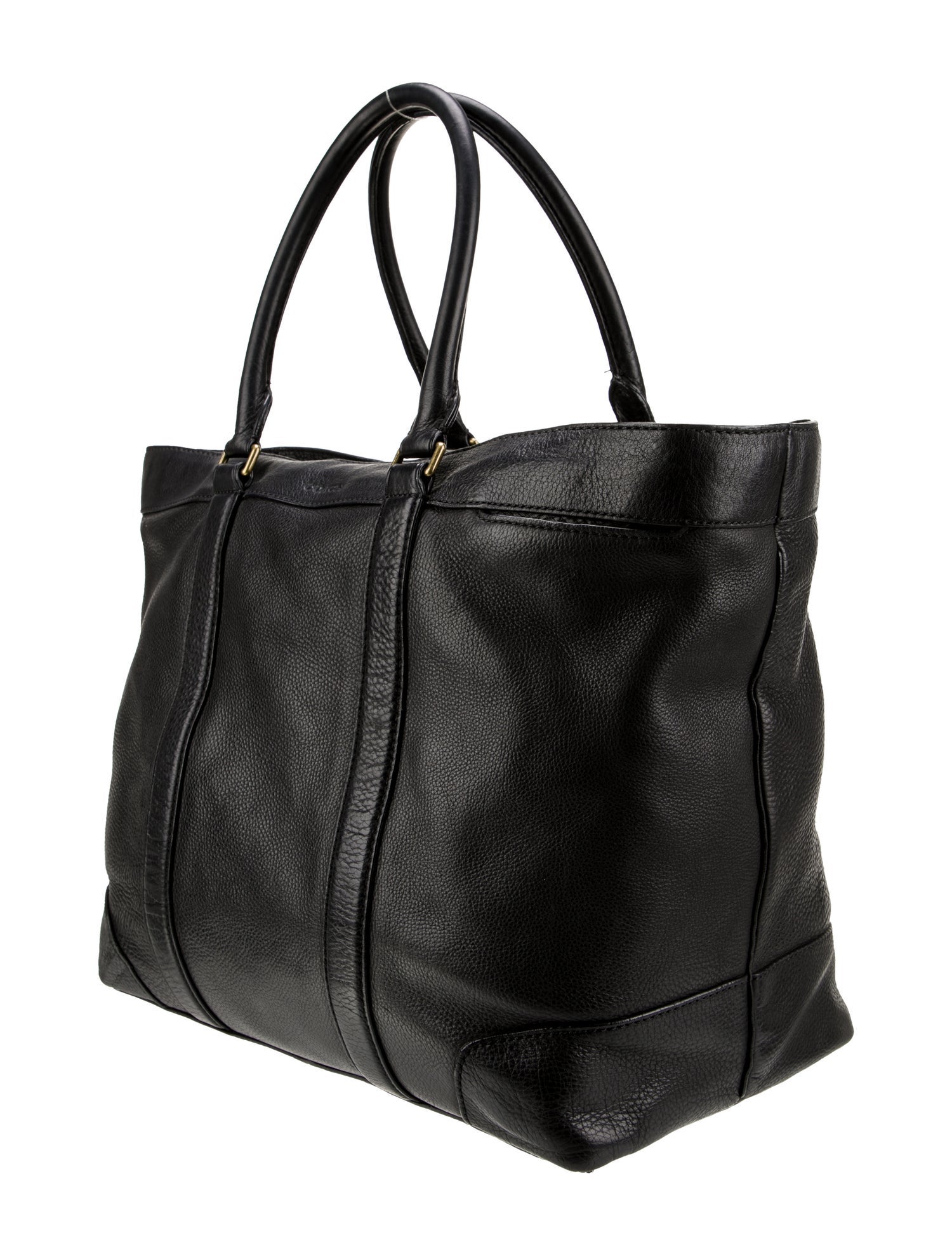 Coach Leather Weekender Bag