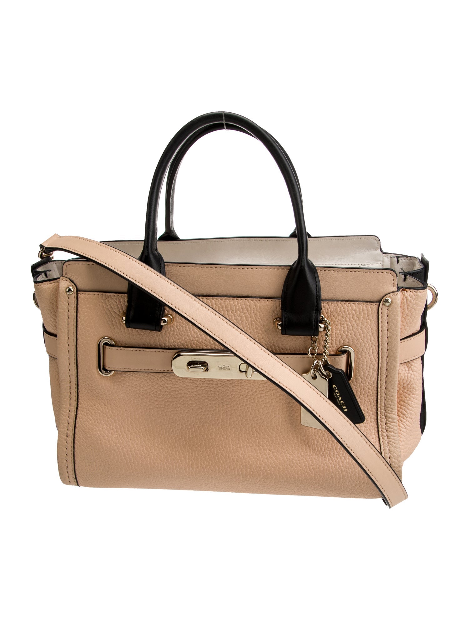 Coach Leather Top Handle Bag